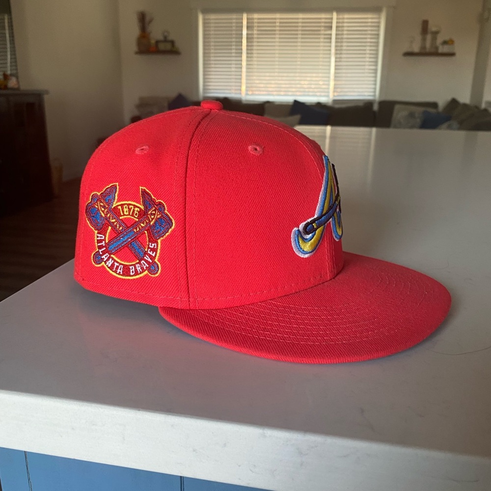 Atlanta braves fitted cap